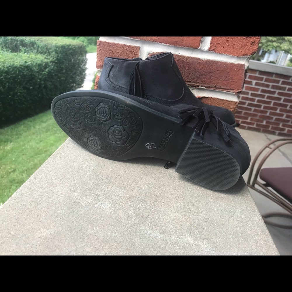 Carlos Santana Loretta Fringe Bootie US Size 8M